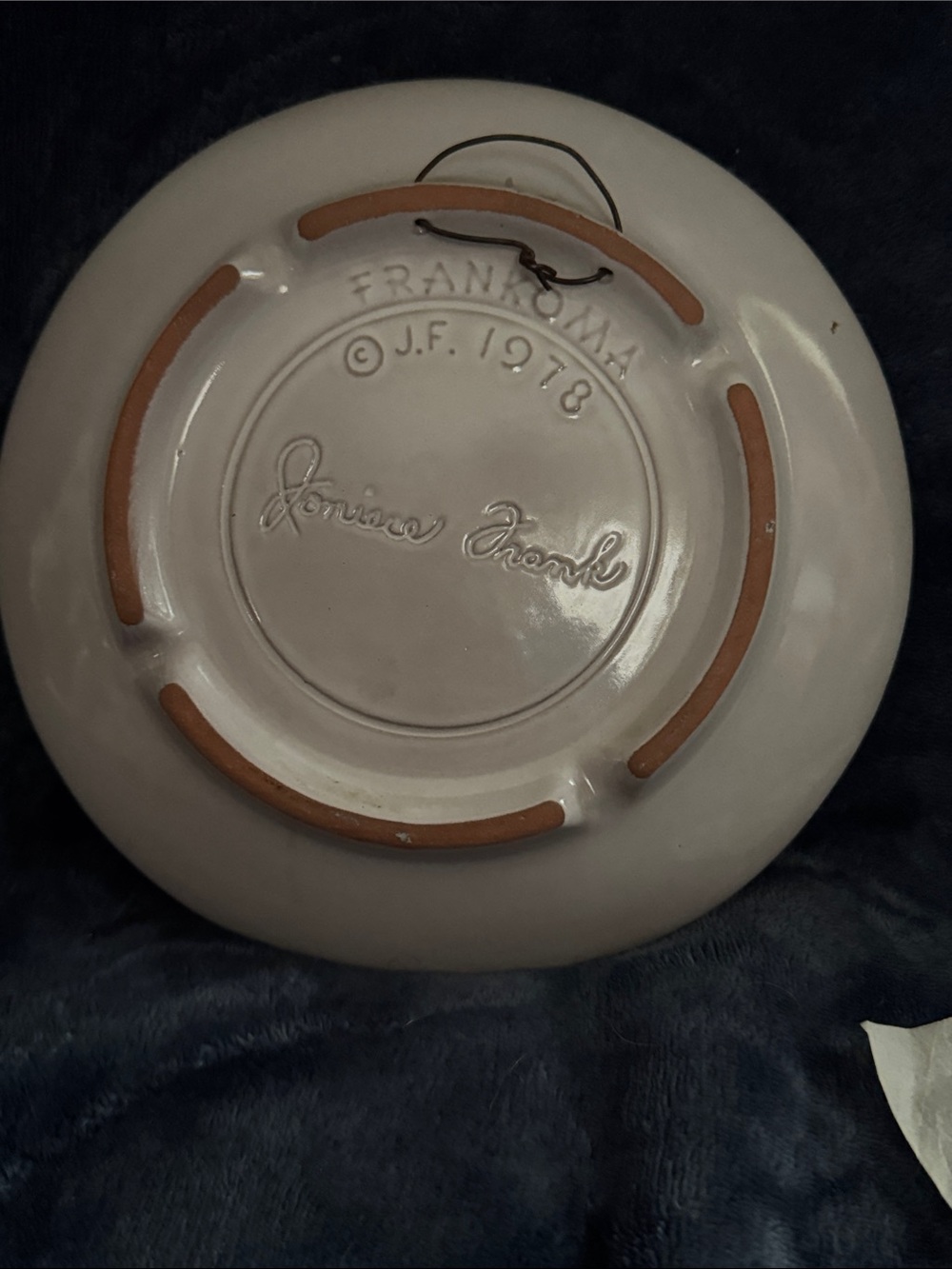 All Nature Rejoiced Frankoma Pottery Collector Plate - Picture 2 of 3